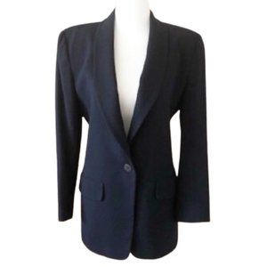 🎉HP🎉JNY Vintage Wool Navy Blue Jacket Blazer 4P